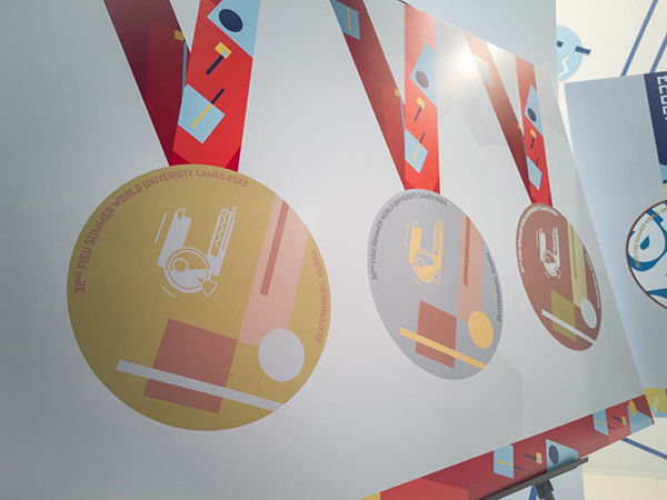 Эскизы медалей Всемирных студенческих игр в Екатеринбурге(2021)|Фото: ДИП Свердловской области