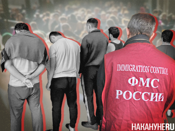 Коллаж, депортация мигрантов(2021)|Фото: Накануне.RU 