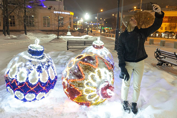 Украшение Екатеринбурга к Рождеству(2021)|Фото: Фонд святой Екатерины