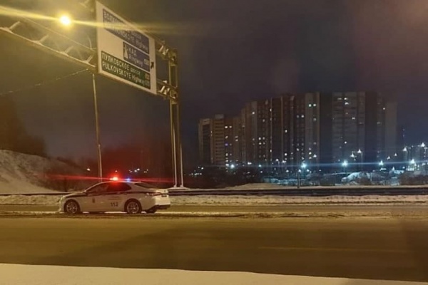 петербург зимой, зима, автодорога, лп(2021)|Фото: «Протестный Петербург»/скрин