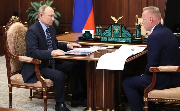 Владимир Путин, Дмитрий Мазепин(2022)|Фото: kremlin.ru