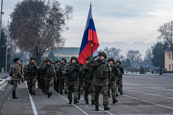 Торжественная церемония, посвященная завершению миротворческой операции сил ОДКБ в Казахстане(2022)|Фото: Минобороны РФ
