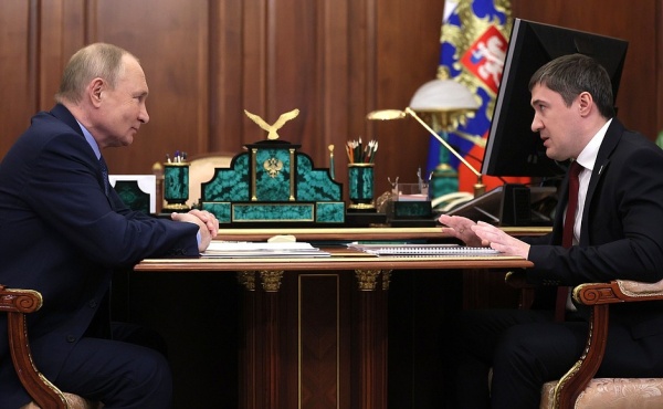 Владимир Путин, Дмитрий Махонин(2022)|Фото: kremlin.ru