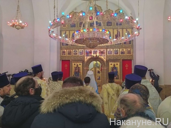 служба, храм архангела Михаила, православие(2022)|Фото: Накануне.RU