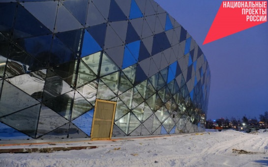 ледовая арена, новосибирск, нацпроекты(2022)|Фото: пресс-служба правительства Новосибирской области
