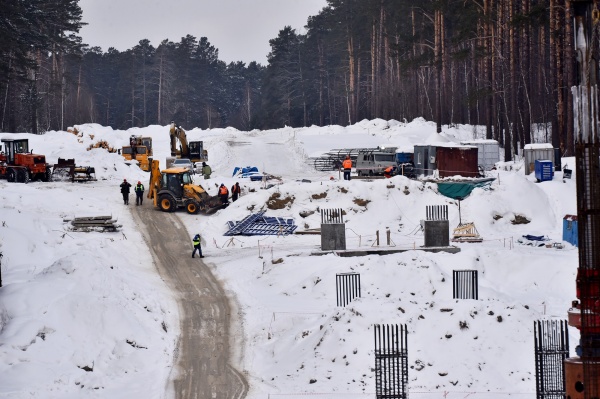 строительство, дорожное строительство, строительная техника(2022)|Фото: пресс-служба правительства Новосибирской области