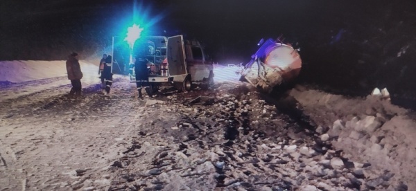 Авария на трассе Соликамск - Красновишерск(2022)|Фото: ГУ МВД по Пермскому краю