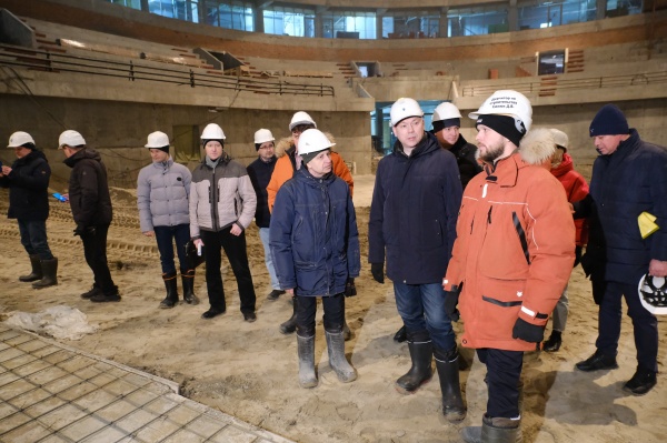 травников, стройка, новосибирск(2022)|Фото: пресс-служба правительства Новосибирской области