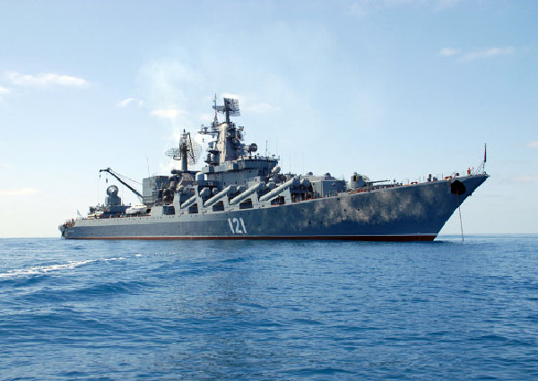 Гвардейский ракетный крейсер "Москва"(2022)|Фото: Министерство обороны РФ