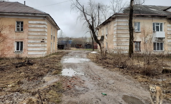 Вода отступила от жилых домов Александровска(2022)|Фото: Администрация Александровска