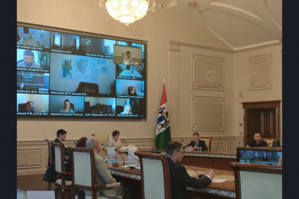 совещание, вкс, новосибирск(2022)|Фото: пресс-служба правительства Новосибирской области