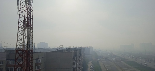 Дым от пожаров, Тюмень(2022)|Фото: vk.com/whitesee