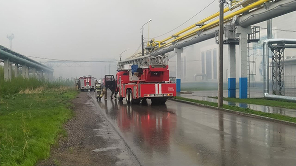 Пожар в цехе Трубного завода в Каменске-Уральском(2022)|Фото: ГУ МЧС по Свердловской области