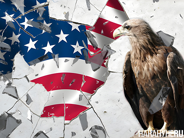 Коллаж, США, орлан, однополярный мир(2022)|Фото: Накануне.RU