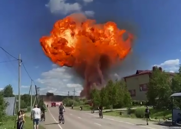 Взрыв на газовой заправке в свердловском городе Талица (2022)|Фото: telegram-канал "Типичная Талица"