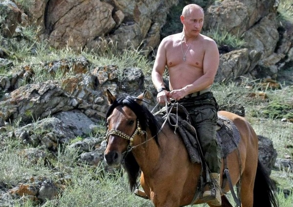 Владимир Путин в отпуске в Туве на коне и с голым торсом(2022)|Фото: kremlin.ru