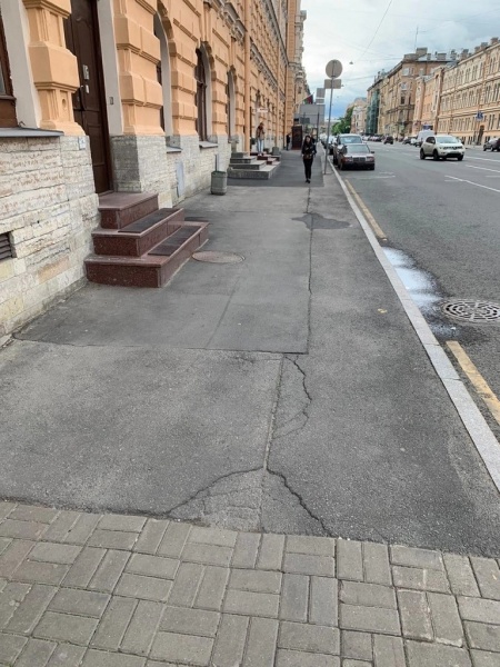 ремонт тротуара, Санкт-Петербург(2022)|