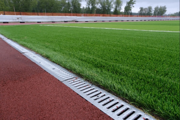 стадион, спорт, футбол, газонное покрытие(2022)|Фото: пресс-служба правительства Новосибирской области