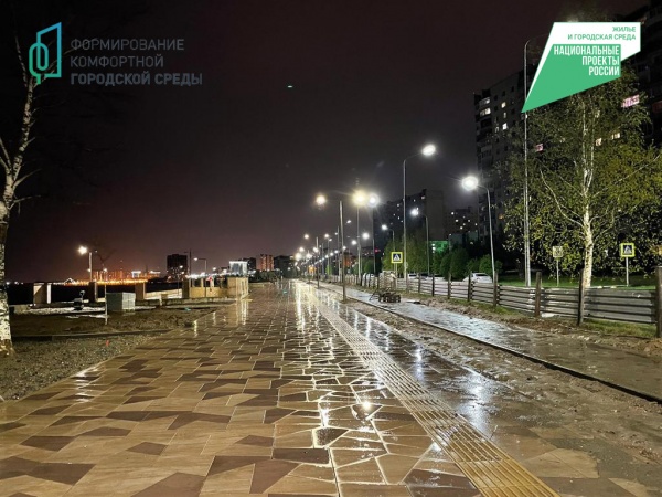 набережная, нижневартовск, нацпроект, городская среда(2022)|Фото: пресс-служба администрации Нижневартовска
