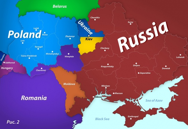 Карта, Украина(2022)|Фото: t.me/medvedev_telegram