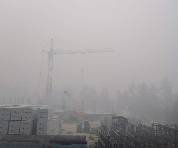 Смог, Нягань, лесные пожары-2022(2022)|Фото: vk.com/nyagan