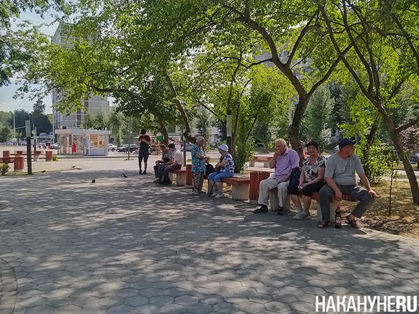 Сквер на ул. Пехотинцев, 11 в Екатеринбурге(2022)|Фото: Накануне.RU