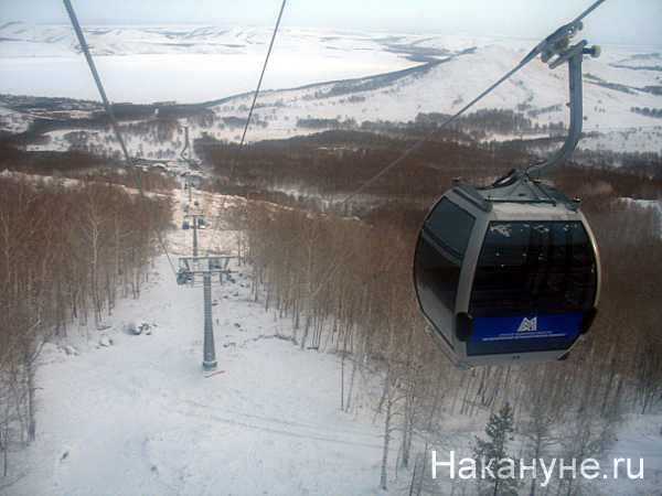 магнитогорск горнолыжный курорт абзаково подъемник кабинка | Фото: Накануне.ru