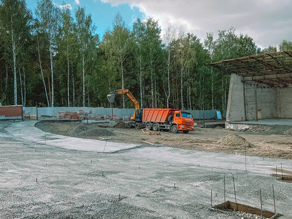 Строительство театра эстрады в ЦПКиО в Екатеринбурге(2022)|Фото: пресс-служба ЦПКиО