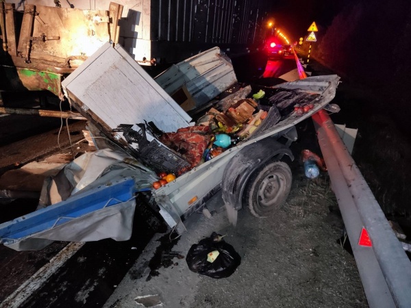 Массовая авария, случившаяся на 93 км трассы Тюмень - Омск(2022)|Фото: Управление ГИБДД по Тюменской области