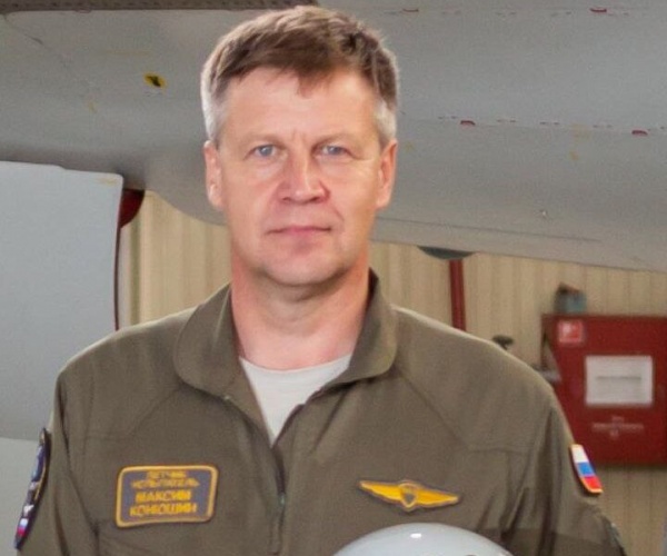 Летчик Максим Конюшин, погибший в Иркутске в результате падения Су-30(2022)|Фото: t.me/kobzevii