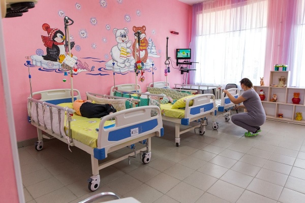 больничная палата, детская больница(2022)|Фото: пресс-служба фонда святой Екатерины