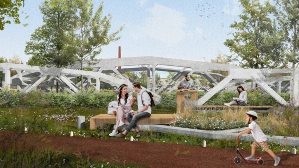 бетонные сады, проект(2022)|Фото: проектно-консалтинговая компания «Новая земля», архитектурное бюро «Citizenstudio»