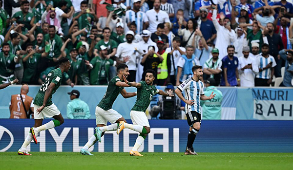 Матч сборной Аргентины и Саудовской Аравии на ЧМ-2022(2022)|Фото: Reuters / Dylan Martinez
