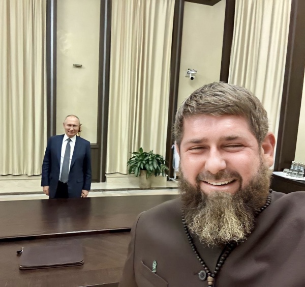 Рамзан Кадыров и Владимир Путин.(2022)|Фото: t.me/RKadyrov_95