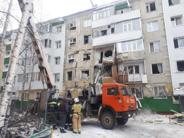 Дом по адресу Мира, 6А в Нижневартовске, где произошел взрыв(2022)|Фото: Администрация Нижневартовска