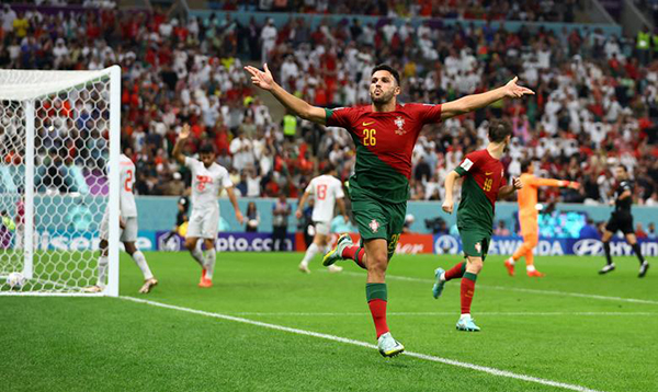 Гонсалу Рамуш в составе сборной Португалии на ЧМ-2022(2022)|Фото: Reuters / Hannah Mckay