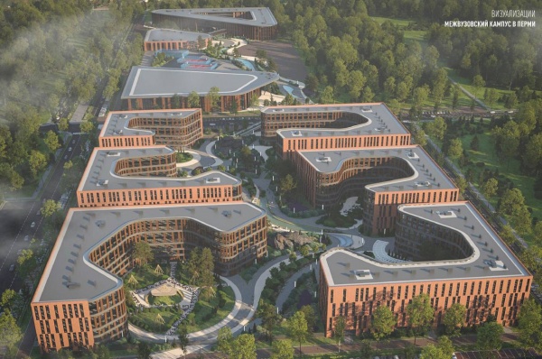 Студенческий кампус, который появится в Перми(2022)|Фото: t.me/mahonin59