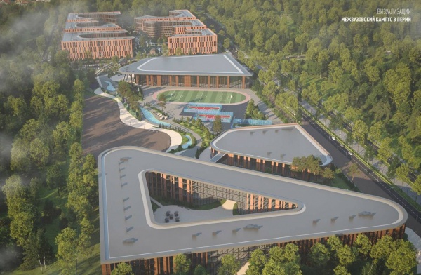 Студенческий кампус, который появится в Перми(2022)|Фото: t.me/mahonin59