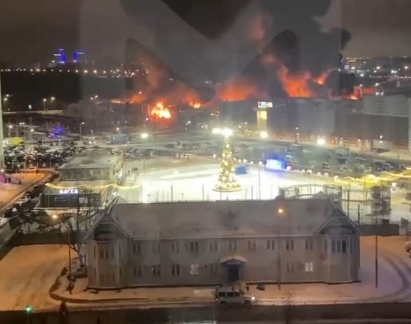 Пожар в "Меге", Химки(2022)|Фото: Mash