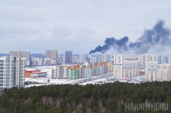 Пожар в Академическом.(2023)|Фото: Накануне.RU