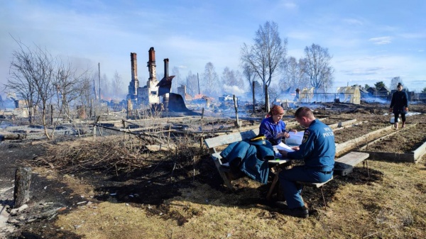 Пожар в дерене Горки(2023)|Фото: ГУ МЧС по Пермскому краю