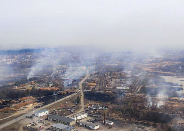 Пожар в Сосьве(2023)|Фото: пресс-служба уральского управления Росгвардии