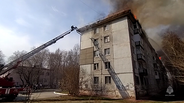 Пожар на ул.Воровского в Тюмени(2023)|Фото: ГУ МЧС России по Тюменской области