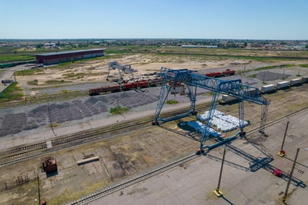 грузовой порт кутум, астрахань(2023)|Фото: пресс-служба правительства Астраханской области