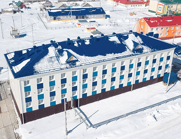 На Ямале при поддержке нефтяников построили общежитие для бюджетников(2023)|Фото предоставлено компанией "Газпромнефть-Ямал"