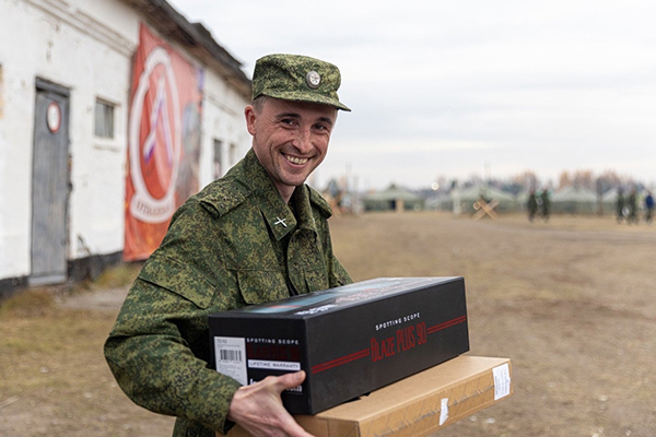 Командир артиллеристов Максим(2023)|Фото: пресс-служба депутата Алексея Вихарева