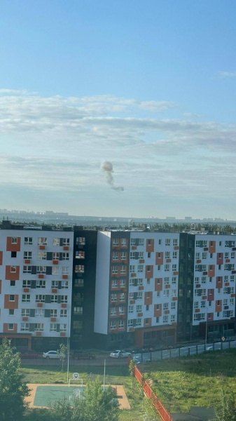 Взрыв БПЛА, ПВО в Подмосковье(2023)|Фото: t.me/bazabazon