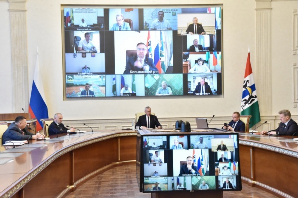 андрей травников, заседание правительства(2023)|Фото: пресс-служба правительства Новосибирской области
