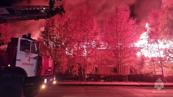 пожар в аварийном доме(2023)|Фото: 89.mchs.gov.ru
