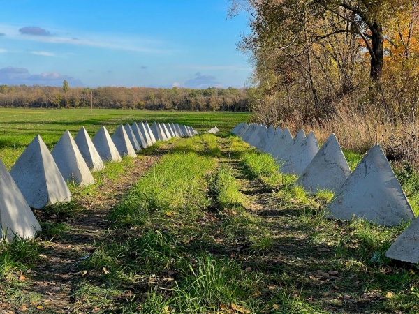 зубы дракона, оборонительные сооружения в белгородской области(2023)|Фото:  t.me/vvgladkov